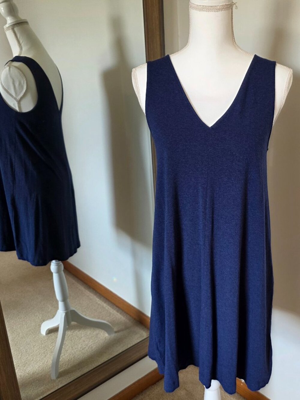 Loft Double V Mini Dress